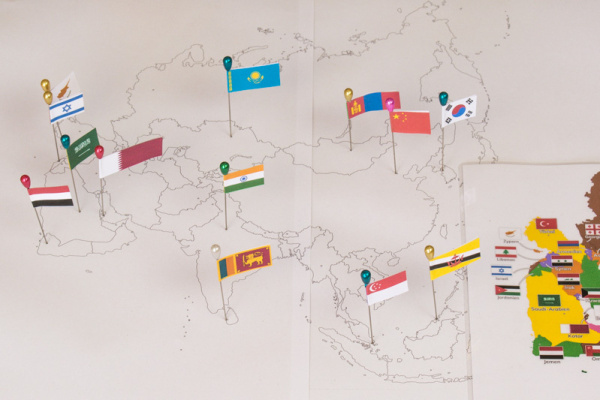 Montessori-Puzzlekarten-Alternative und Ergänzung - Länder und Flaggen der Erde (Download)