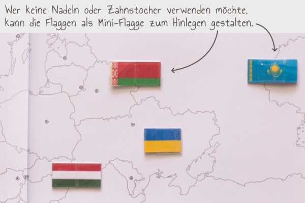 Montessori-Puzzlekarten-Alternative und Ergänzung - Länder und Flaggen der Erde (Download)