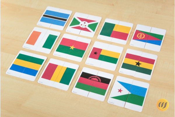 Mini-Puzzle: Flaggen Afrikas (Download) Mini-Puzzle: Flaggen Afrikas (Download)
