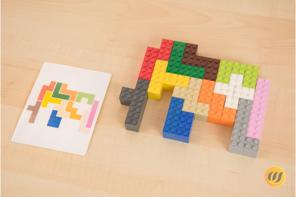 20 Pentomino Figuren pentomino-vorlagen