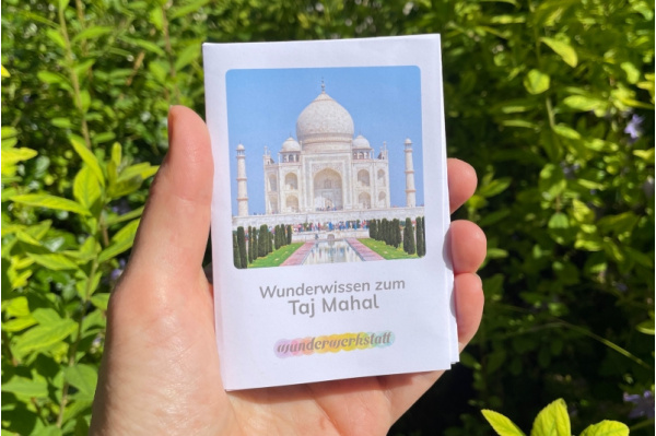 Faltbüchlein: "Wunderwissen zum Taj Mahal" (Download) wunderwissen_tajmahal_titel_neu