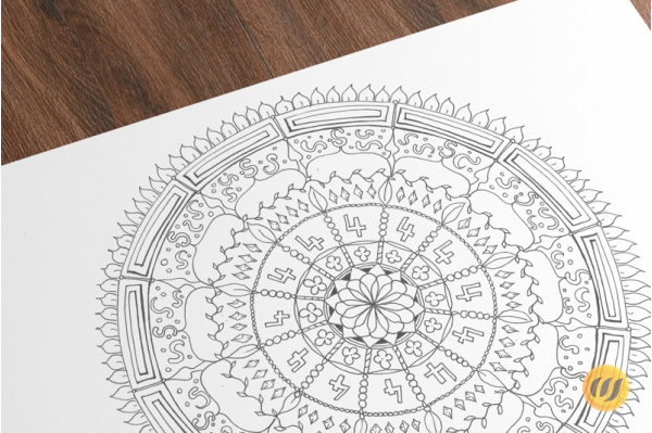 5 Zahlenmandalas (Download) zahlenmandalas