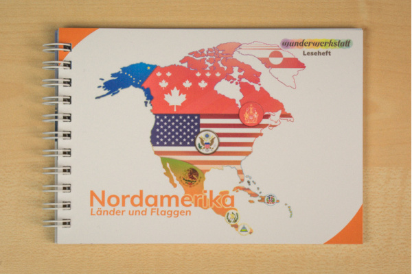 Leseheft "Nordamerika - Länder und Flaggen" leseheft_na_staaten_titel