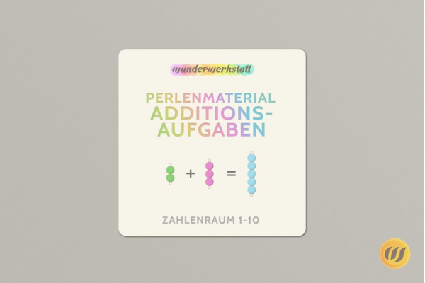 Additionskarten Perlenmaterial perlen_addition_titel