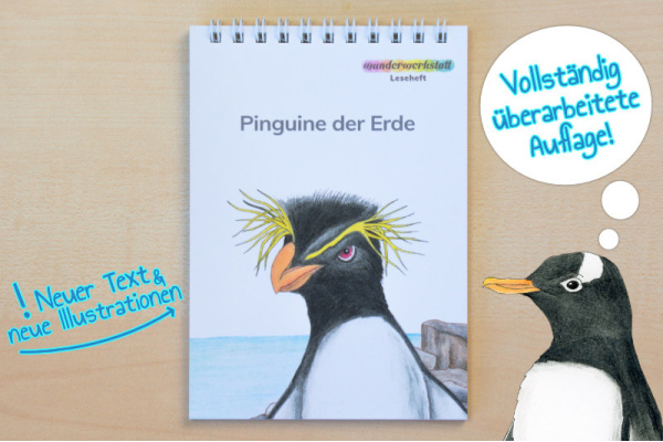Leseheft 11 Pinguine - illustriert pinguin_leseheft_neueauflage