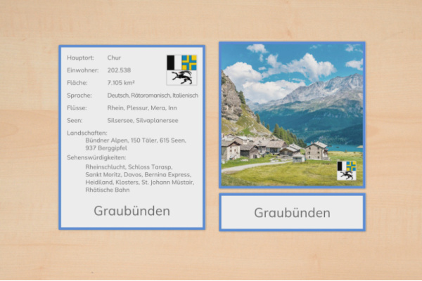 26 Steckbriefe Kantone der Schweiz 26 Steckbriefe Kantone der Schweiz